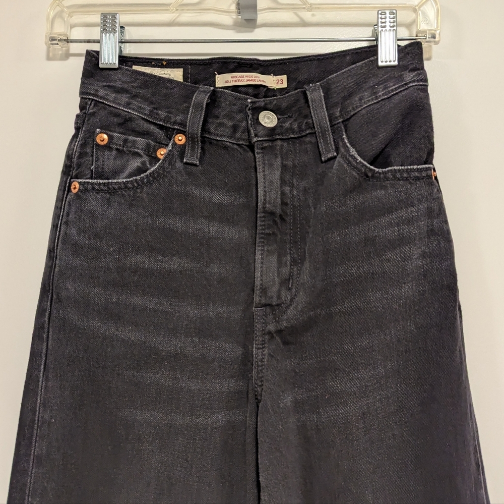 Levi's Black Flare & Wide Leg Jeans - Picture 4 of 15